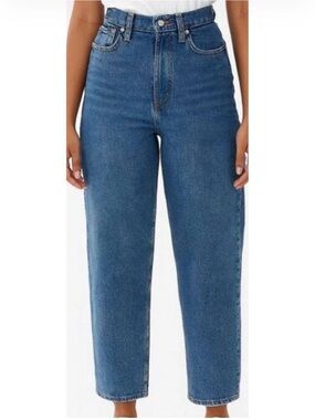 Madewell Dark Blue Balloon Wide Leg Jeans